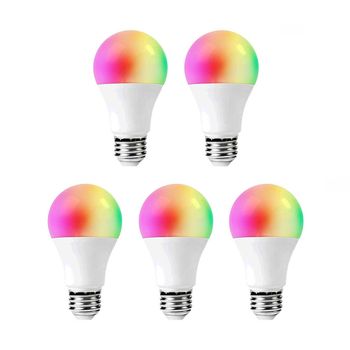 Pack De 5 Bombillas Led Smart Zigbee E27 Rgb+cct - R9077-5pack - Woox