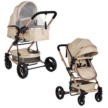 Carrito De Bebé 2 Piezas Daisy Lorelli Gris con Ofertas en Carrefour