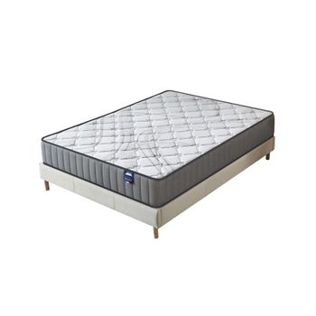 Cama Completa - Colchón Flexitex Con Tejido 3d Y Aloe Vera, Altura 18 Cm +  Somier Basic Con Patas De 32 Cm + Almohada De Fibra, 120x190 Cm con Ofertas  en Carrefour