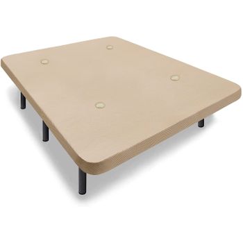 mecanismo Perspicaz excursionismo Base Tapizada 150 X 200 Reforzada Con 7 Patas Metálicas Alto 26 Cm, Color  Beige + 4 Válvulas De Transpiración. con Ofertas en Carrefour | Ofertas  Carrefour Online