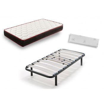 Pack Colchón Flex Essential Confort 135x200 + Canapé Abatible Zapatero  Madera 25 Blanco Veta. Con Montaje Incluido con Ofertas en Carrefour