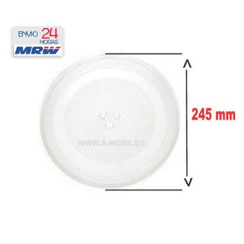 Plato Microondas Ø 245mm Universal con Ofertas en Carrefour