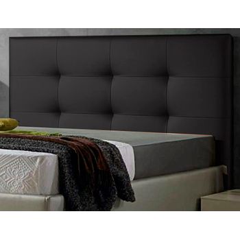 Cabecero De Cama Tapizado Oslo 140 X 100 X 8 Cm , Capitone En Tela Gris con  Ofertas en Carrefour