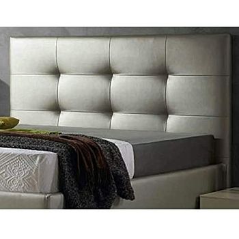 Cabecero De Cama 120 Dos Rombos Polipiel 152x57x5cm Blanco con Ofertas en  Carrefour