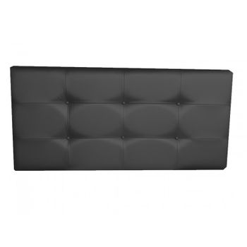 Cabecero Cama  Polipiel Moderno  90*70cm Texas Botones Negro