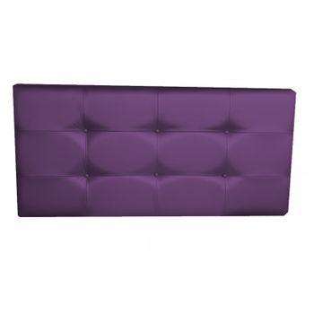 Cabecero Cama  Polipiel Moderno  90*70cm Texas Botones  Morado