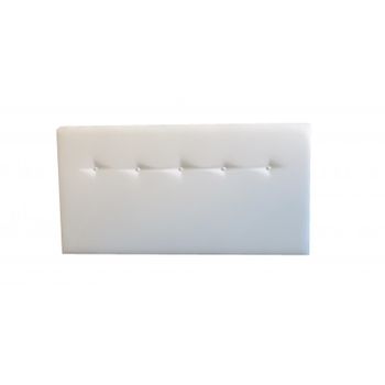 Cabecero Cama  Polipiel Moderno  90*70cm Alaska  Blanco