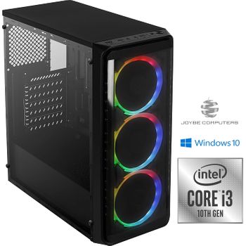 Joybe Computers • Gaming Pc Intel Core I3 10100f, 8 Gb Ram, 480 Gb Ssd, Grafica Nvidia Gtx 1650, Wi-fi, Windows 10, Pc Gamer, Pc Gaming, Pc Para Juegos, Ordenador Juegos