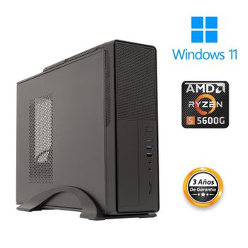 Cpu Pc Sobremesa Amd Ryzen 5 5600g ◘ Ram 8 Gb ◘ 1 Tb M.2 Ssd ◘ Radeón Vega 7 ◘ Windows 11