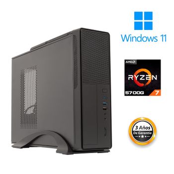 Cpu Pc Sobremesa Amd Ryzen 7 5700g ◘ 8 Gb Ram ◘ 256 Gb M.2 Ssd ◘ Radeón Vega 8 ◘ Windows 11