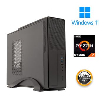 Cpu Pc Sobremesa Amd Ryzen 7 5700g ◘ 16 Gb Ram ◘ 256 Gb M.2 Ssd ◘ Radeón Vega 8 ◘ Windows 11