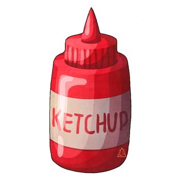 Toalla De Playa Microfibra Ketchup Be Crazy 74cm X 151cm