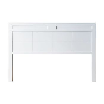 Cabecero Siena Doble Tabla | Cama De 135 | Pino | Blanco | Pejecar