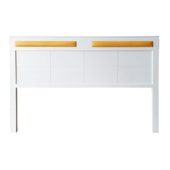 Cabecero Siena Tapiz Amarillo | Cama De 180 | Pino | Blanco | Pejecar