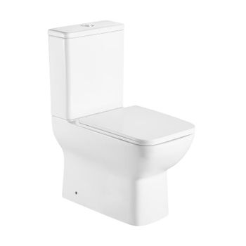 Wc Inodoro Completo Redondo Negro Mate, Inodoro Tanque Bajo Con Cisterna Y  Asiento Extrafino De Color Negro con Ofertas en Carrefour