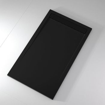 Plato De Ducha Pizarra Clever Negro  70x80 Cm