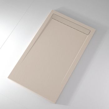 Plato De Ducha Pizarra Clever Crema  90x120 Cm