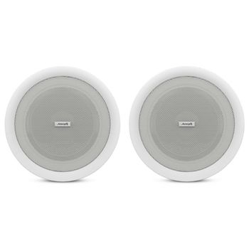 Altavoces Techo Bluetooth Cm608l-bt  Blancos Empotrables Audibax 2 Vías 2 X 30w 6,5\"