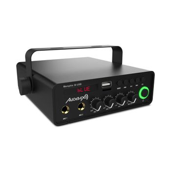 Amplificador Bluetooth Memphis 30 Usb Audibax 30w. Mando A Distancia