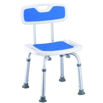 Silla Ducha Antideslizante Con Respaldo Y Asiento Acolchado Ortoprime