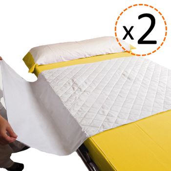 Pack 2 Empapadores Super Absorbentes Cama 135 Cm 4,65 Litros/m2 Ortoprime