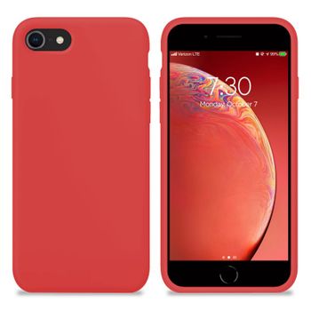 Funda Silicona Para Apple Iphone 7 / 8 / Se 2020 Rojo - Librephonia