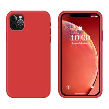 Funda Silicona Para Apple Iphone 11 Pro Rojo - Librephonia