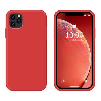 Funda Silicona Para Apple Iphone 11 Pro Max Rojo - Librephonia