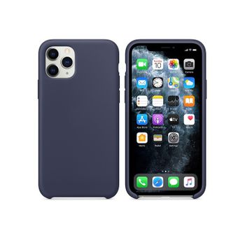 Funda Silicona Para Apple Iphone 12 / 12 Pro Azul Medianoche - Librephonia