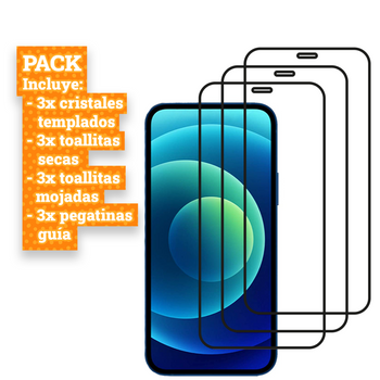 Protector Pantalla Completa Para Iphone 11 Pro Max 3d 5d Negro Cristal  Templado Premium