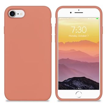 Funda Silicona Para Apple Iphone 7 / 8 / Se 2020 Melocotón - Librephonia