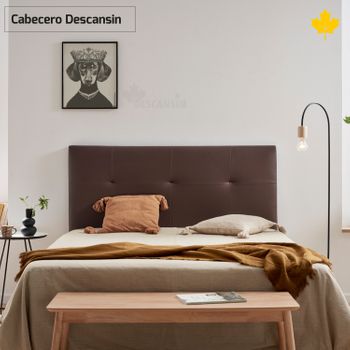 Cabecero De Cama 90 Dos Rombos Polipiel 112x57x5cm Blanco con Ofertas en  Carrefour