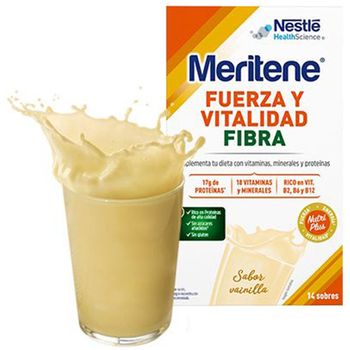 Meritene Batido Multivitamínico Con Fibra De 2 Sabores | 15 Sobres Ortoprime