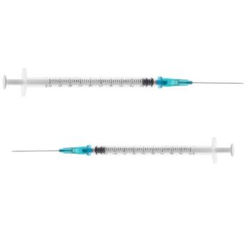 Jeringa Estéril Desechable De 1 Ml Con Aguja Intercambiable 100 Unidades