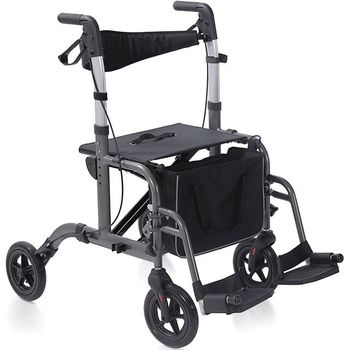 Rollator Andador De Aluminio Para Deambular 4 Ruedas Ortoprime