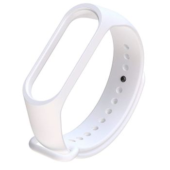 Actecom Correa De Repuesto Compatible Con Xiaomi Mi Smart Band 6 / 7 Recambio Silicona Suave Flexible Pulsera Brazalete Blanco