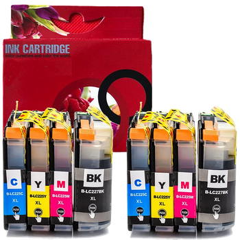 Tinta Compatible Brother Lc227xlbk Lc225xlc Lc225xlm Lc225xly Multicolor Pack 8