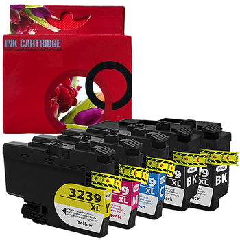 Tinta Compatible Brother Lc-3239xlbk Lc-3239xlc Lc-3239xlm Lc-3239xly Pigmentada Multicolor Pack 5