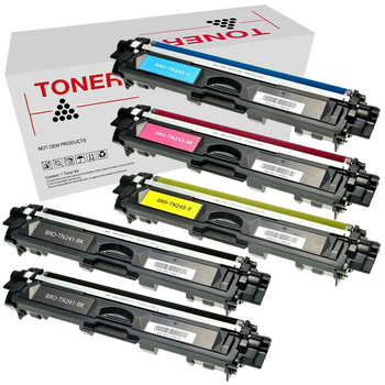 Toner Compatible Brother Tn241 / Tn245 Multicolor Pack 5