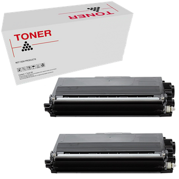 Toner Compatible Brother Tn3390 Negro Pack 2