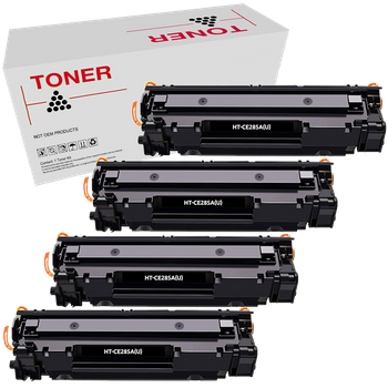 Toner Compatible Hp Ce285a / Ce278a / Cb435a / Cb436a (85a/78a/35a/36a) Negro Pack 4