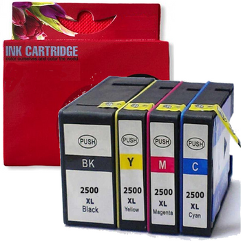 Tinta Compatible Canon Pgi2500xl 9254b001 9265b001 9266b001 9267b001 Multicolor Pack 4