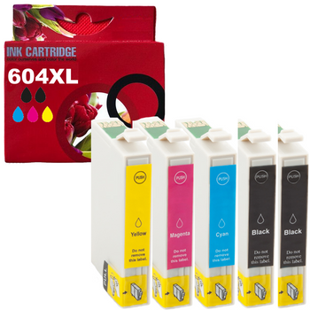 Tinta Compatible Epson 604xl, T10h1 T10h2 T10h3 T10h4 Multicolor Pack 5