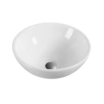 Lavabo Sobre Encimera Svendborg Rectangular De Cerámica 40 X 30 X 13 Cm -  Blanco [neu.haus] con Ofertas en Carrefour