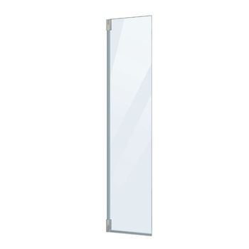 Puerta De Ducha Abatible De 35cm Para Completar Fijo De Ducha | Cromo | 35cm X 195cm