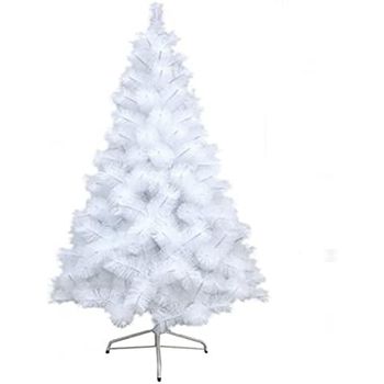 Árbol De Navidad 120cm 1.2m Pino Artificial Decoración Navideña Blanco