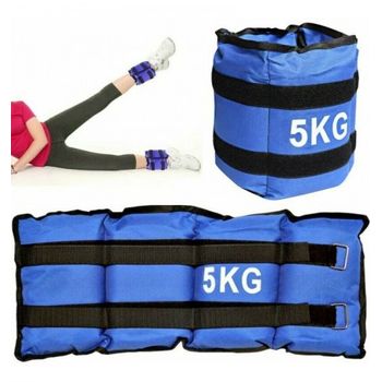 2x Pesas Para Muñecas Tobillos 5 Kg Totales 2,5 Kg Cada Uno Tobilleras, Muñequeras Deportivas Gimnasio Mancuernas