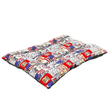 Cama Para Perros Mascotas 90x70cm Con Acolchado