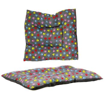 Cama Para Perros Mascotas Con Acolchado Grueso 90x90cm