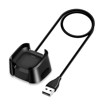 Usb Charger Smartwatch Charger Para Fitbit Versa 2 - Black